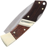 Schrade Old Timer Mountain Beaver Jr Lockback Wood Folding Pocket Knife 1181069