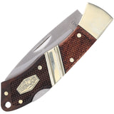 Schrade Old Timer Mountain Beaver Jr Lockback Wood Folding Pocket Knife 1181069