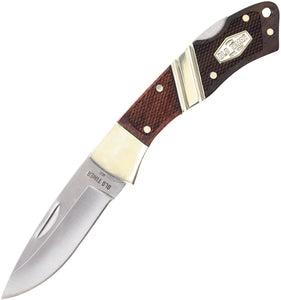 Schrade Old Timer Mountain Beaver Jr Lockback Wood Folding Pocket Knife 1181069