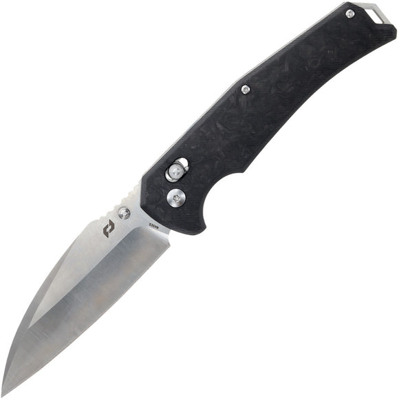 Schrade Radok Pivot Lock Black Carbon Fiber Folding S35VN Pocket Knife 1182275