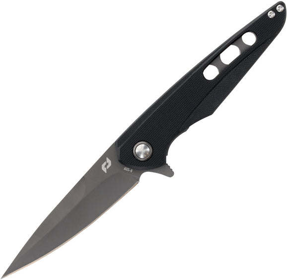 Schrade Kinetic Linerlock Black G10 Folding AUS-8 Stainless Steel Pocket Knife 1182623