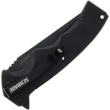 Schrade Sentiment Folding Pocket Knife Linerlock Black G10 AUS-8 Steel 1182624