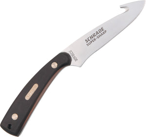 Schrade Old Timer Guthook Skinner Knife Fixed 7 1/4" Stainless - 158OT