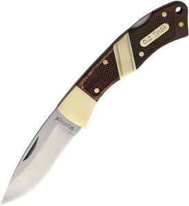 Schrade Mountain Beaver Jr Lockback (2.5") Wood Folding Knife 28OTCPW