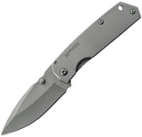 Schrade Mini Framelock Gray Stainless (2.5") Folding Knife 303M