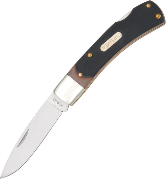 Schrade Old Timer Bruin Lockback Brown Stainless Folding Knife 5OT