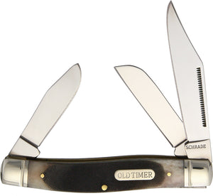 Schrade Old Timer Stockman Folding Pocket Knife 8otb