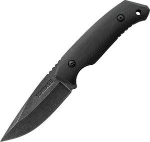 Schrade Tactical Drop Point Full Tang Black G10 Fixed Blade Knife F13