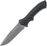 Schrade Fixed Blade (4.25") Textured Black Gray Stainless Knife F31