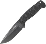 Schrade 8" High Carbon Black G10 Fixed Blade Knife w/ Ferro ROD & Firestarter - F59
