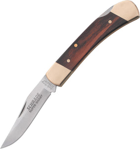 Schrade Uncle Henry Smoky Wood Folding Pocket Knife + Sheath lb5