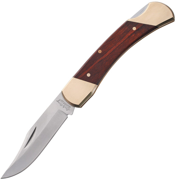 Schrade Bear Paw Pocket Knife Lockback Rosewood 7Cr17MoV Clip Pt LB7CP