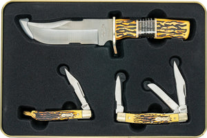 Schrade Uncle Henry 3Pc Knife Gift Set 1130011