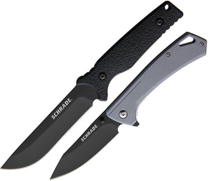 Schrade Fixed & Folder Knife Combo 1132986