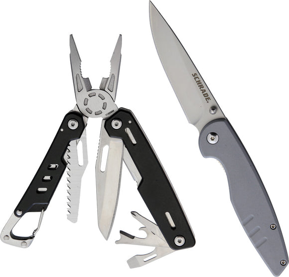 Schrade Multi-Tool and Linerlock Knife Combo 1132989