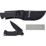Schrade Uncle Henry Mightnight Folding & Fixed Blade Knife 2 Pc Gift Set 1183276