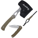 Schrade Uncle Henry Folding & Fixed Blade Knife 3 Pc Gift Set 1183294