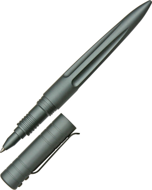 Schrade Gray Aluminum Tactical Defense Pen peng