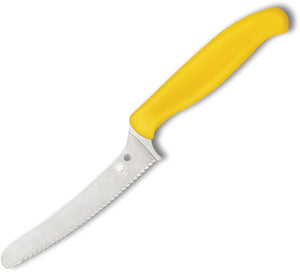 Spyderco Z-Cut 8.63" CTS-BD1 Yellow Kitchen Knife 13syl