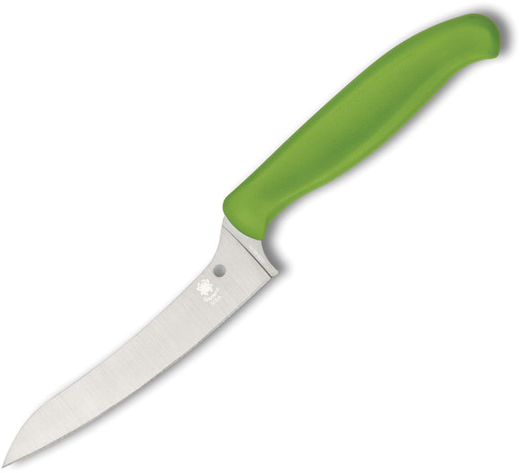 Spyderco Z-Cut Green Kitchen CTS-BD1N Fixed Blade Knife Made In The USA K14PGN