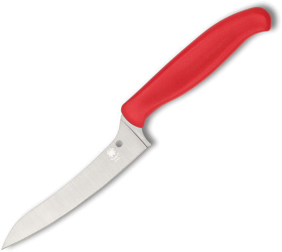 Spyderco Z-Cut Red Kitchen CTS-BD1N Fixed Blade Knife Made In The USA K14PRD