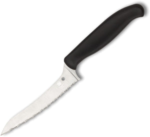 Spyderco Z-Cut 8.63" CTS-BD1 Black Kitchen Knife 14sbk