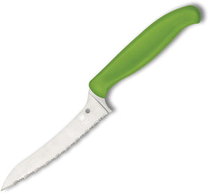 Spyderco Z-Cut 8.63" CTS-BD1 Green Kitchen Knife 14sgn