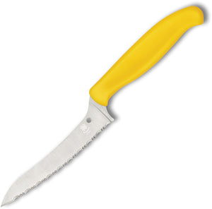 Spyderco Z-Cut 8.63" CTS-BD1 Yellow Kitchen Knife 14syl