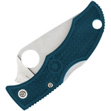 Spyderco Ladybug Lockback Blue Folding Knife lfp3k390