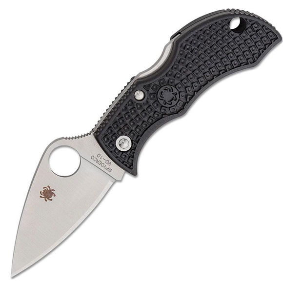 Spyderco Manbug Lightweight Black FRN Folding VG-10 Pocket Knife MBKLF ...