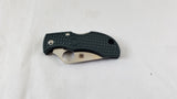 Spyderco Manbug Lockback Stainless Folding Blade Black FRN Handle Knife MBKP