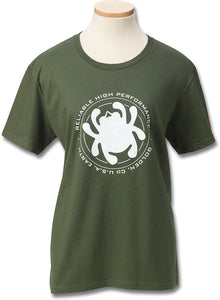 Spyderco OD Green Reliable Bug Womens Adult Size S M LG XL 2XL Shirt T-Shirt