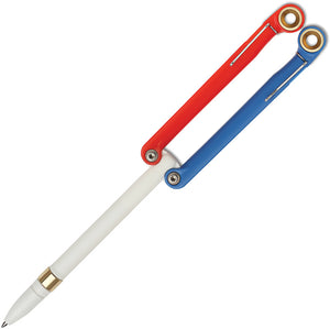 Spyderco Baliyo USA Red White Blue Does Tricks Fisher Space Refill Pen YUS100