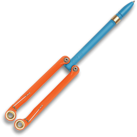 Spyderco Baliyo Blue & Orange Tricks Folding Arms Fisher Space Refill Pen YUS116