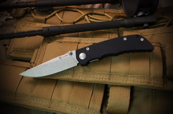 Spartan Blades Talos Black G10  CTS-XHP Folding Knife bl7bk