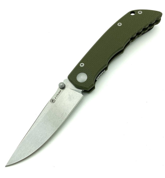 Spartan Blades Talos Green G10 CTS-XHP Folding Knife bl7gr
