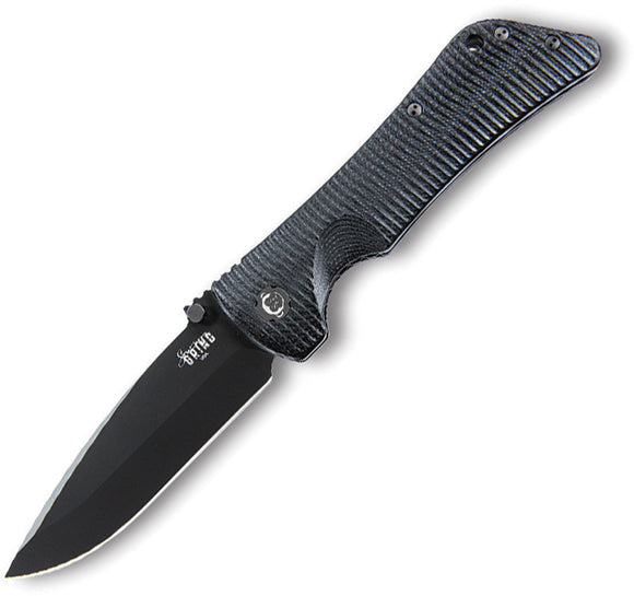 Southern Grind Bad Monkey Linerlock Black G10 Folding 14C28N Sandvik Knife 20144