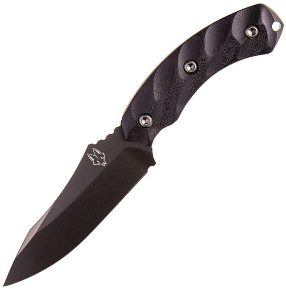 Southern Grind Black Jackal Gunmetal Fixed Blade Knife w/ Kydex Sheath 20649