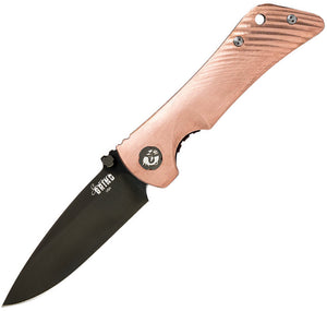 Southern Grind Spider Monkey Linerlock Copper Folding Drop Point Knife 20811