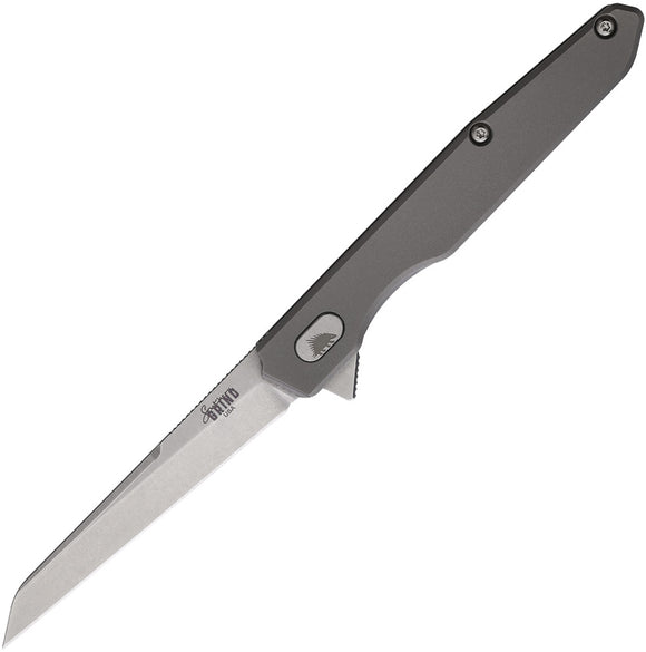 Southern Grind Quill Framelock Gray Titanium Folding 14C28N Pocket Knife 21641