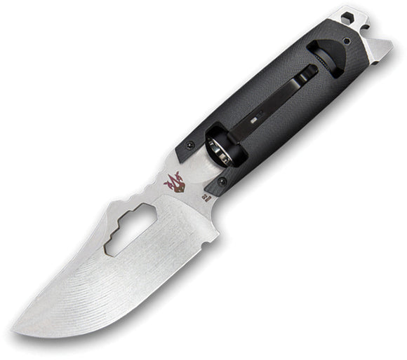 Southern Grind Rhino Black Fixed Blade Knife w/Pelican Case 21783