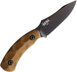 Southern Grind Jackal Pup Brown Micarta 8670M Fixed Blade Knife w/ Sheath 22297