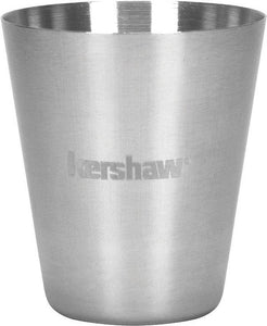 Kershaw Logo Gray Stainless Steel 1 fl. oz. Shot Glass
