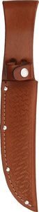 Brown Leather Sheath For Straight Fixed Blade Knife Up To 6" Blade 1135