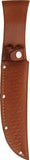 Brown Leather Sheath For Straight Fixed Blade Knife Up To 6" Blade 1135