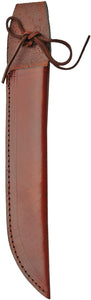 Brown Leather Sheath For Straight Fixed Blade Knife Up To 10" Blade 1160