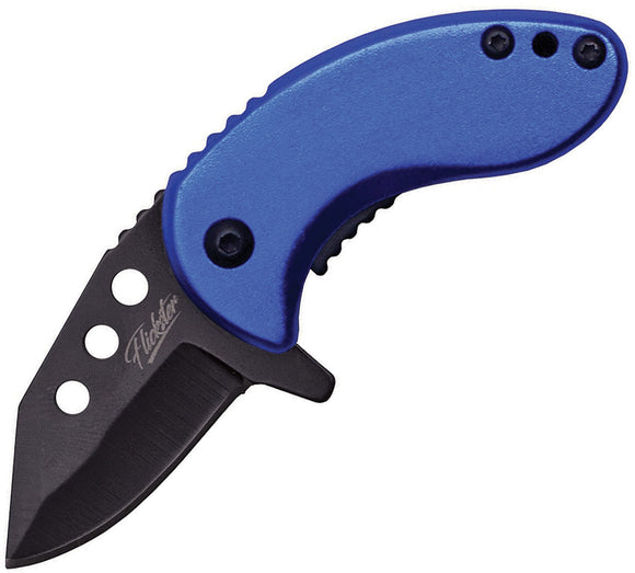 Shadow Cutlery Flickster Linerlock A/O Blue Assisted Folding Knife 2010bl