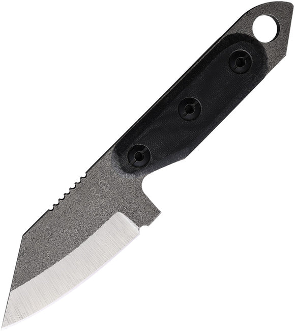Shed Knives 2023 U.S. Tanto Midnight Black G10 154-CM Fixed Blade Knife 009