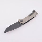 Shieldon Relicanth Linerlock Desert Tan G10 Folding D2 Steel Pocket Knife 7070G1