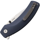 Shieldon Hierophant Linerlock Blue G10 Folding 154CM Drop Pt Pocket Knife MS01A